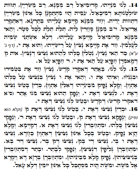 Holy Zohar text. Daily Zohar -1454
