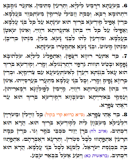 Holy Zohar text. Daily Zohar -1476