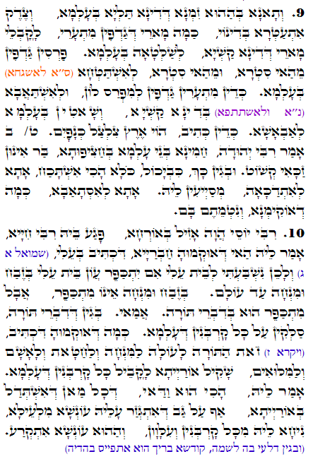 Holy Zohar text. Daily Zohar -1490