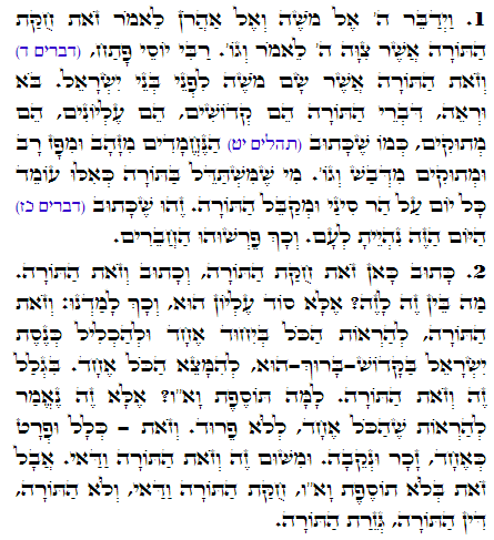 Holy Zohar text. Daily Zohar -1545