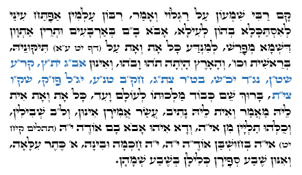 Holy Zohar text. Daily Zohar -1573