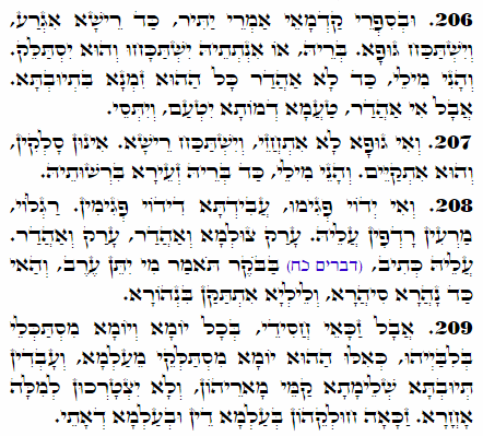 Holy Zohar text. Daily Zohar -1613