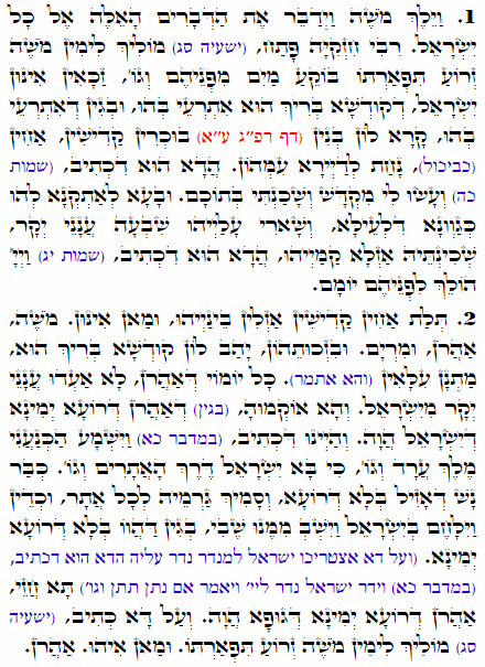 Holy Zohar text. Daily Zohar -1620