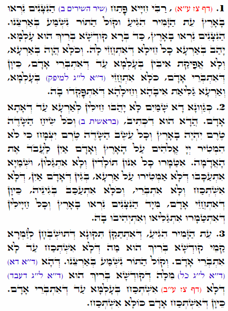 Holy Zohar text. Daily Zohar -1656