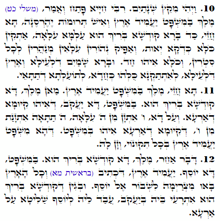Holy Zohar text. Daily Zohar -1695