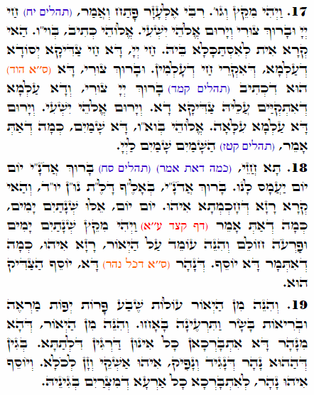 Holy Zohar text. Daily Zohar -1697