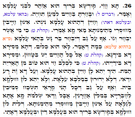 Holy Zohar text. Daily Zohar -1846