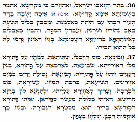 Holy Zohar text. Daily Zohar -2215