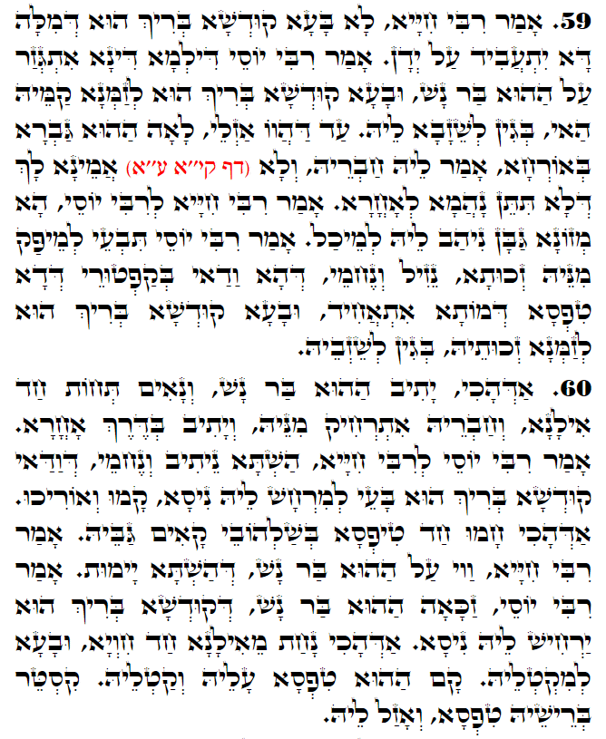 Holy Zohar text. Daily Zohar -3040