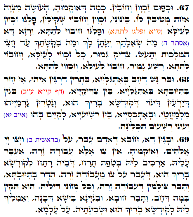 Holy Zohar text. Daily Zohar -3044