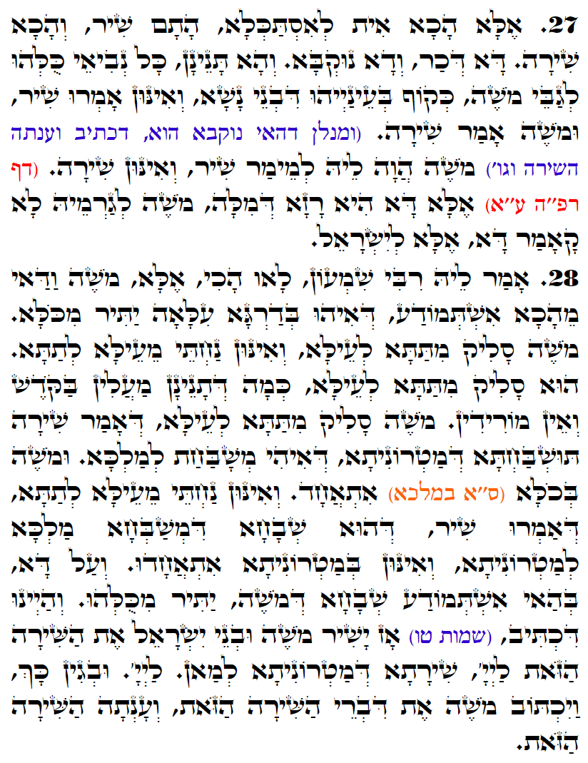 Holy Zohar text. Daily Zohar -3158