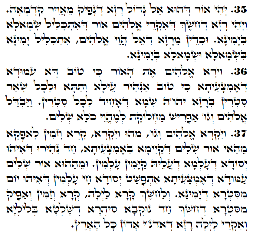 Holy Zohar text. Daily Zohar -3172