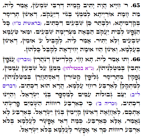 Holy Zohar text. Daily Zohar -3240