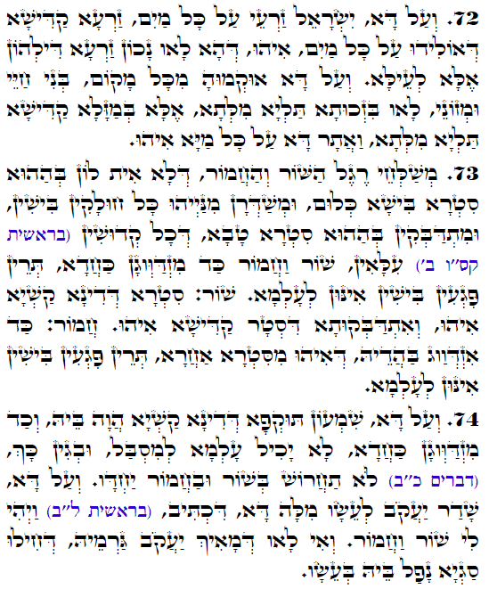 Holy Zohar text. Daily Zohar -3243