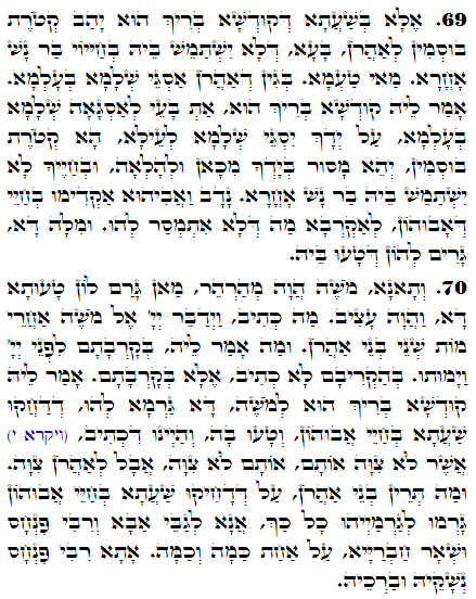 Holy Zohar text. Daily Zohar -3327