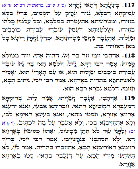 Holy Zohar text. Daily Zohar -3555