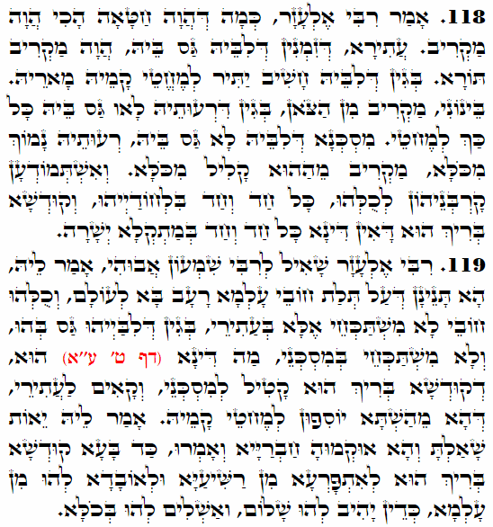 Holy Zohar text. Daily Zohar -3600