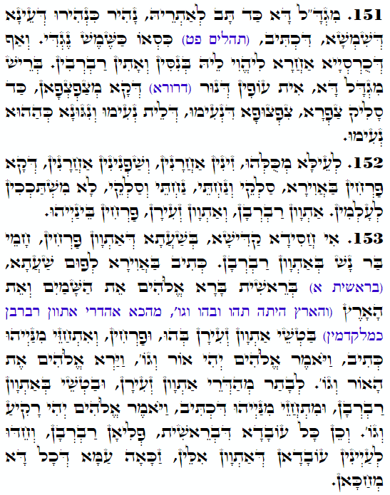Holy Zohar text. Daily Zohar -3667