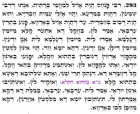 Holy Zohar text. Daily Zohar -3693