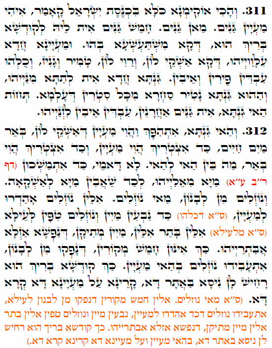 Holy Zohar text. Daily Zohar -3702
