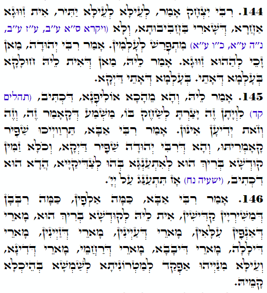 Holy Zohar text. Daily Zohar -3845