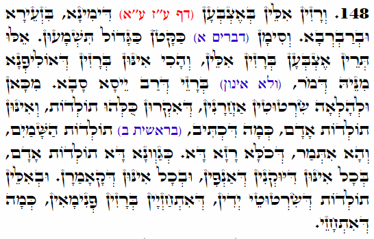 Holy Zohar text. Daily Zohar -3852