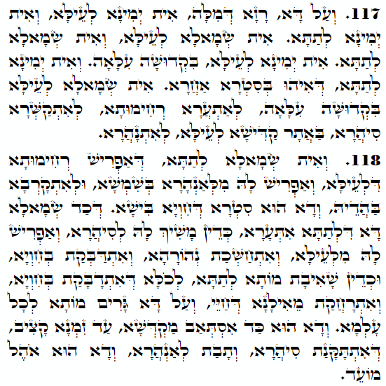 Holy Zohar text. Daily Zohar -3873