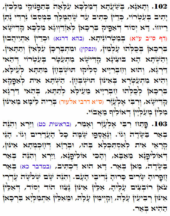 Holy Zohar text. Daily Zohar -3928