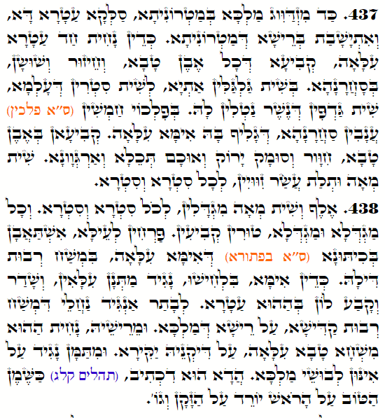 Holy Zohar text. Daily Zohar -4039