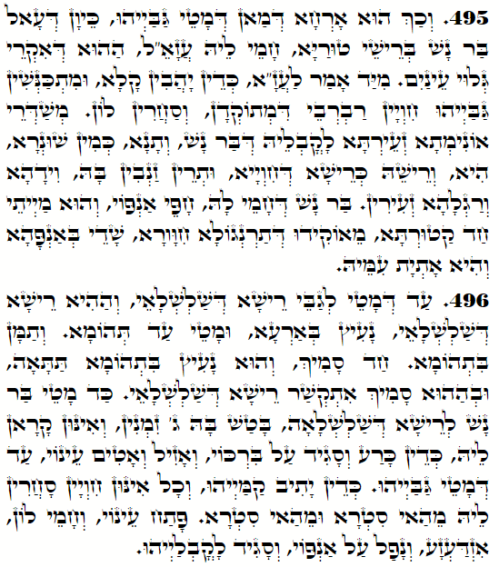 Holy Zohar text. Daily Zohar -4065