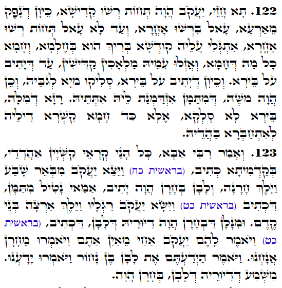 Holy Zohar text. Daily Zohar -4113