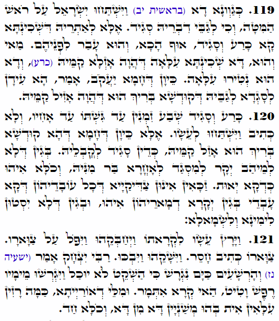 Holy Zohar text. Daily Zohar -4117