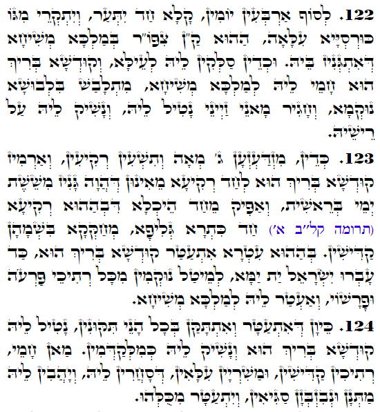 Holy Zohar text. Daily Zohar -4150