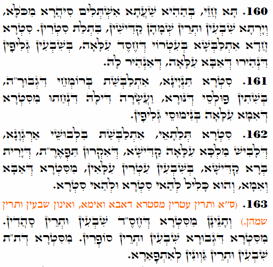 Holy Zohar text. Daily Zohar -4169