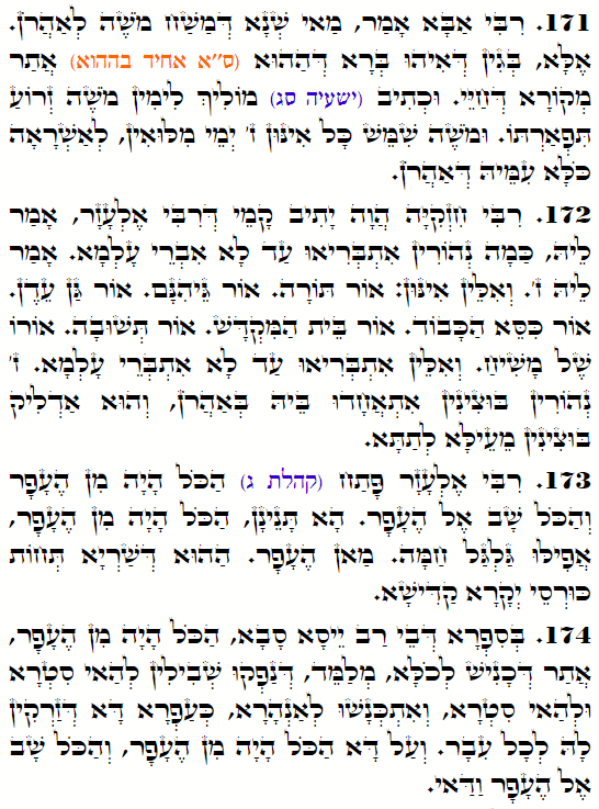 Holy Zohar text. Daily Zohar -4214