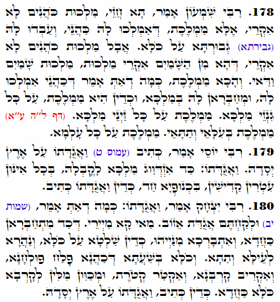 Holy Zohar text. Daily Zohar -4216