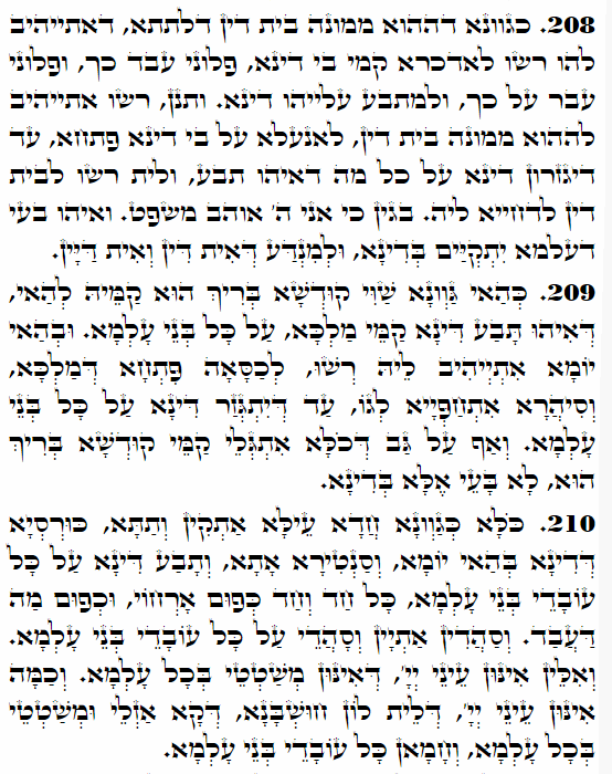Holy Zohar text. Daily Zohar -4239