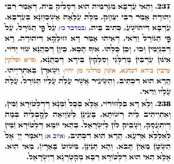 Holy Zohar text. Daily Zohar -4253