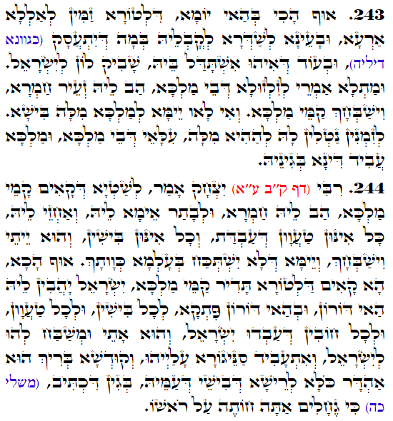 Holy Zohar text. Daily Zohar -4256