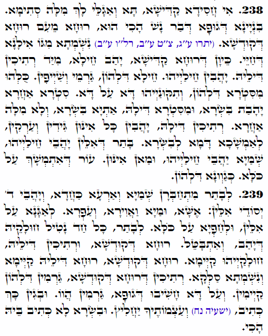 Holy Zohar text. Daily Zohar -4286