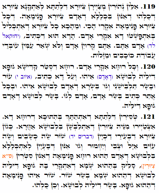 Holy Zohar text. Daily Zohar -4337