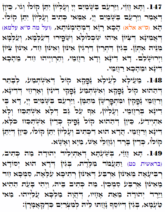 Holy Zohar text. Daily Zohar -4419