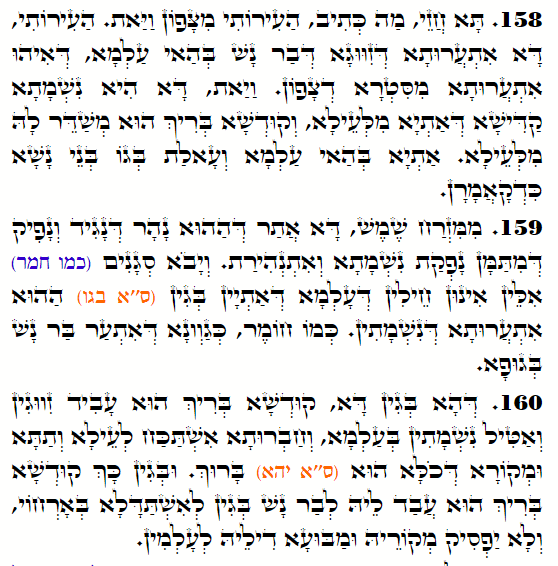 Holy Zohar text. Daily Zohar -4423