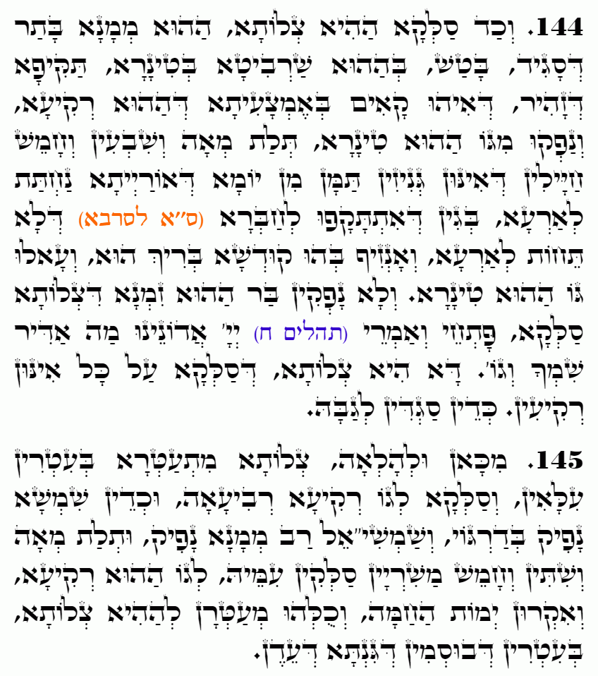Holy Zohar text. Daily Zohar -4492