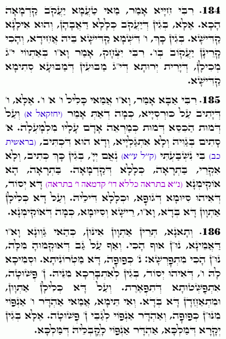 Holy Zohar text. Daily Zohar -4634