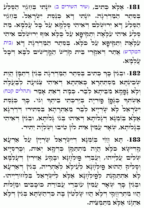 Holy Zohar text. Daily Zohar -4698