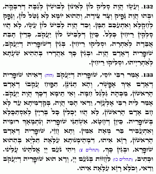 Holy Zohar text. Daily Zohar -4715