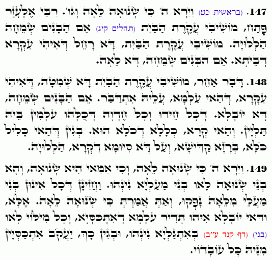 Holy Zohar text. Daily Zohar -4720