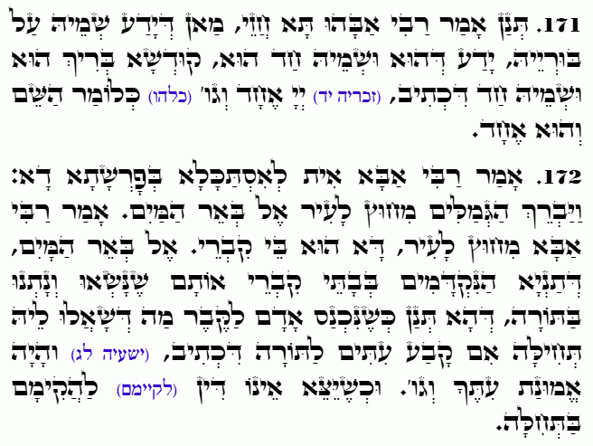 Holy Zohar text. Daily Zohar -4996