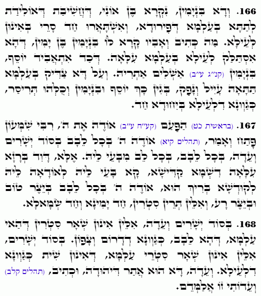 Holy Zohar text. Daily Zohar -5011